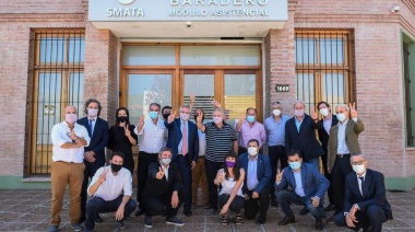 Intendentes del Frente de Todos acompañaron a Alberto en su paso por Baradero