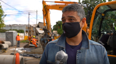 Continúan las obras hidráulicas en Vicente López que evitarán inundaciones en barrios del distrito 