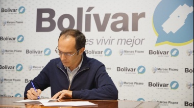 Bolívar: Pisano gestionó la ampliación y renovación de la red eléctrica del partido