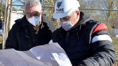 Tigre: El intendente Zamora recorrió obras de gas, poda y pavimentos