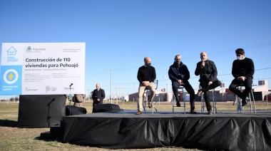Pehuajó: Avanza la construcción de 110 viviendas y se generan 156 puestos de trabajo 