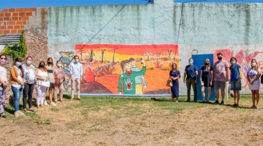 Petrecca entregó fondos a las escuelas que participaron del programa “Un mural por mi planeta”