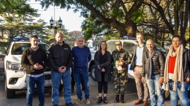 Chascomús: Gastón recibió al ministro Berni y acordaron acciones en materia de seguridad