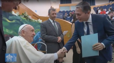 En el Vaticano: Intendente bonaerense se reunió con el Papa Francisco