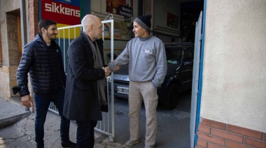 Larreta visitó municipio K y criticó la inseguridad y la presión impositiva local