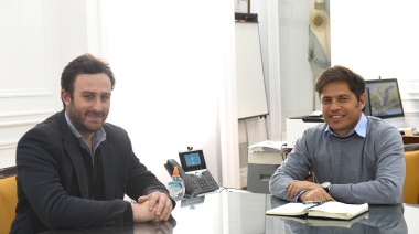 Kicillof  y Ralinqueo analizaron el avance de obras en el municipio