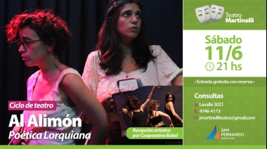 San Fernando: El reconocido Claudio Gallardou abrirá las funciones de junio del Teatro Martinelli