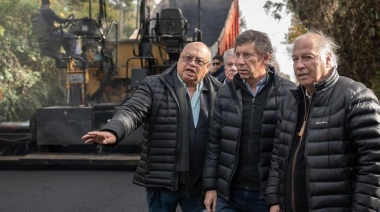 Posse supervisó obras en el municipio: “En lo que va del año ya renovamos más de 100 cuadras”