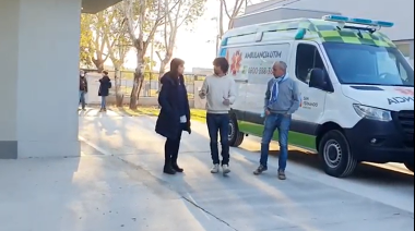 Juan Andreotti recorrió la obra de una nueva Central de Emergencias San Fernando