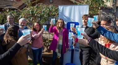 Galmarini y Ghi habilitaron una red de agua potable para 12.500 habitantes de Morón