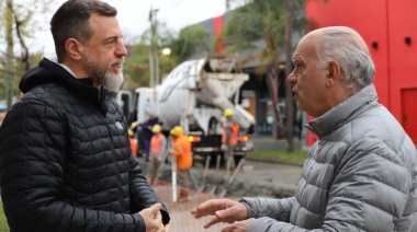 Lanús: Grindetti presentó el plan de repavimentación y bacheo en 400 cuadras