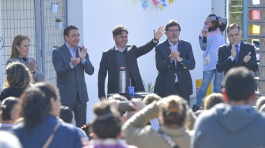 Kicillof saca pecho en materia educativa: "inauguramos el edificio escolar número 96”