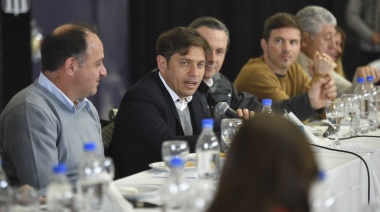 Kicillof en Dolores: Encuentro con representantes del sector productivo de la región