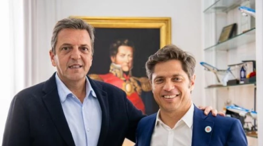 Qué charlaron Sergio Massa y Axel Kicillof anoche en la gobernación provincial