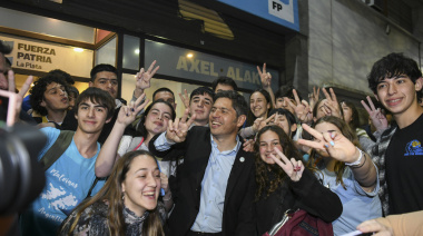 Kicillof: “Los pibes de la provincia van a dar una gran lección para frenar a Milei el 7 de septiembre”
