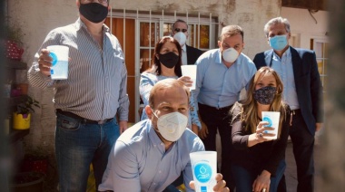 Galmarini y Granados habilitaron nueva red de agua potable que beneficiará a más de 20 mil vecinos