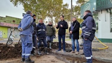 Alcalde destacó que todos los vecinos tienen agua y cloacas: “distritos del conurbano llegan al 30%, da vergüenza”