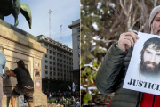 Indignación: de los carteles por los muertos por Covid a Santiago Maldonado