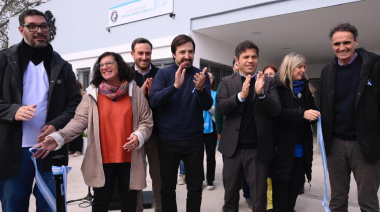 Ministro de Kicillof se descompensó y estrenó el Centro de Atención Primaria que se estaba inaugurando