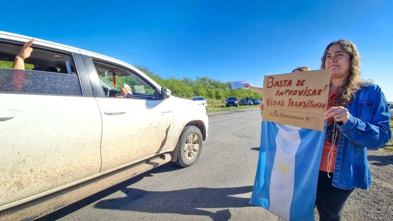 Intendente se sumó al reclamo de vecinos que piden por ruta en mal ...