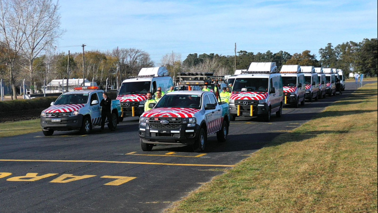 Seguridad vial: Aubasa incorporó 14 nuevos móviles para el corredor del atlántico