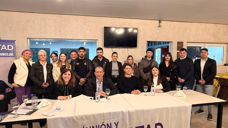 Moragues acompañó la presentación de la lista de Unión y Libertad en Colón
