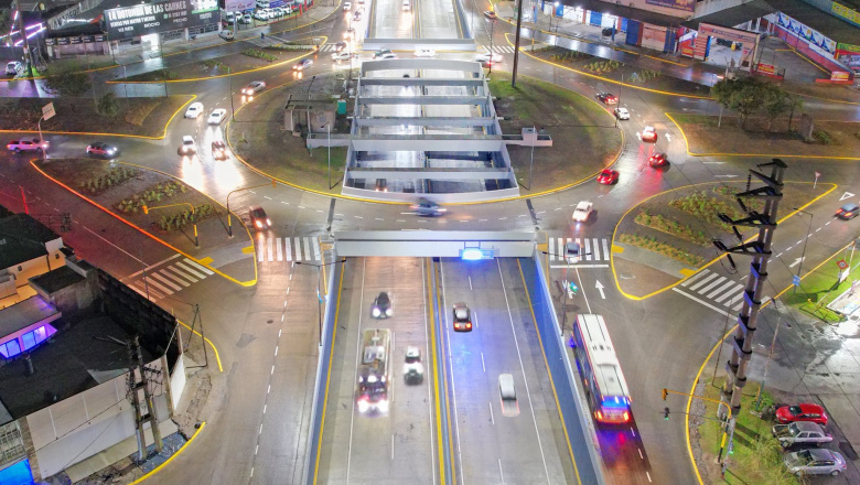 Brown: El Viaducto “papa francisco” de Burzaco fue premiado como la mejor obra vial urbana del año