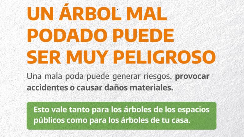 Hurlingham: la municipalidad advirtió por una poda responsable para evitar tragedias