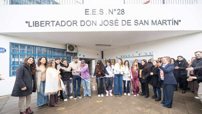 Moreno: el municipio sigue con las inauguraciones de aulas en escuelas del distrito
