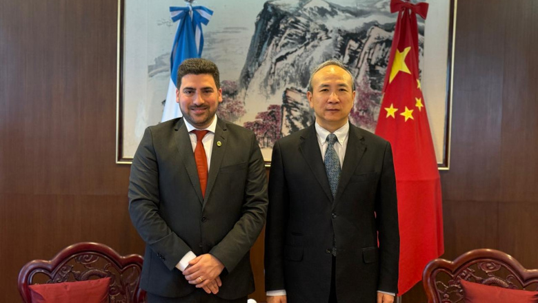 Internacionalización y desarrollo: Ramiro Egüen mantuvo una histórica reunión con el embajador de China