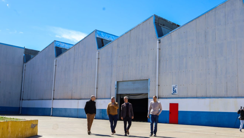 Javier Martínez recorrió un predio logístico e impulsó la radicación de empresas en Pergamino