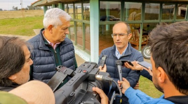Bolívar: Pisano recibió a Julián Domínguez para analizar la situación agro productiva del distrito