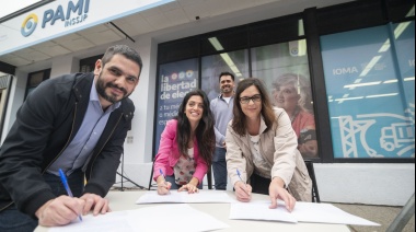 Carmen de Areco unificó oficinas de IOMA, IPS y PAMI y beneficiarán 10 mil vecinos