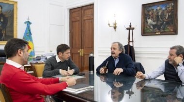 Axel Kicillof recibió a “Ricardito” Alfonsín y criticaron a Javier Milei