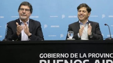 Kicillof homenajea a los docentes y muestra los 230 establecimientos educativos que inauguró