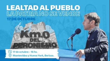 Seguí en vivo el acto por el 17 de octubre: "Lealtad al pueblo, la patria no se vende"