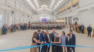 Juan Andreotti participó de la inauguración de una nueva planta industrial de IMS Company