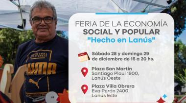 Lanús Se viene una nueva jornada de la Feria de la Economía Social y Popular “Hecho en Lanús”