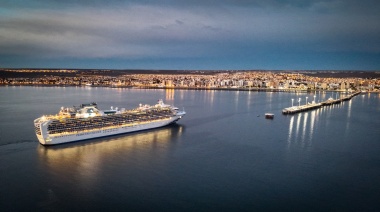 En una nueva escala de la Temporada de Cruceros, Puerto Madryn recibió al Sapphire Princess