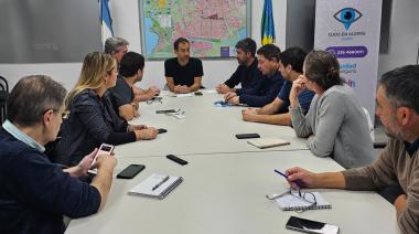 Petrecca dijo que en Junín “los sistemas de desagües funcionaron, pero quedaron consecuencias”