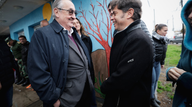 Tandil: Adelante del candidato de La Cámpora, Kicillof halagó al intendente radical