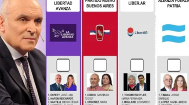 Con la foto de Espert: Sostienen que es “imposible” reimprimir las boletas de La Libertad Avanza