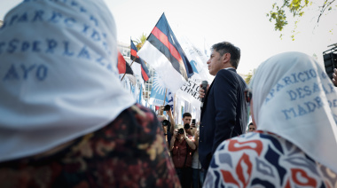 Kicillof cargó contra los “ignorantes” y “mentirosos” que discuten la bandera de la memoria, la verdad y la justicia”