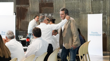 Sergio Massa hizo un balance de año en Las Heras: todo ganancia