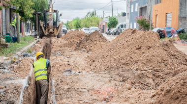 Olavarría: El Municipio avanza con la obra de construcción de la red de cloacas en los barrios