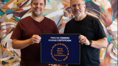 En Tres de Febrero sacan pecho: la comuna fue elevada a nivel de certificación Oro en la gestión local