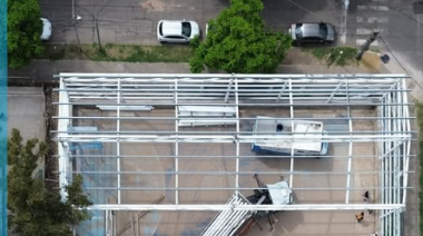 Avanza la renovación integral del playón deportivo del Parque José Hernández en San Martín