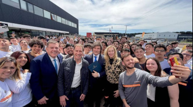 La arenga libertaria camino a “La Feliz”: “Vamos a hacer grande a la provincia también”