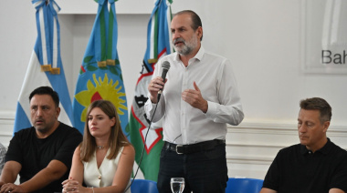 Bahía: La municipalidad avanzó con obra pública tras el aporte solidario de las grandes empresas locales