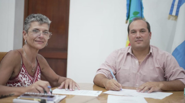 Trenque Lauquen: Recoulat firmó un convenio con Provincia para financiar una obra escolar